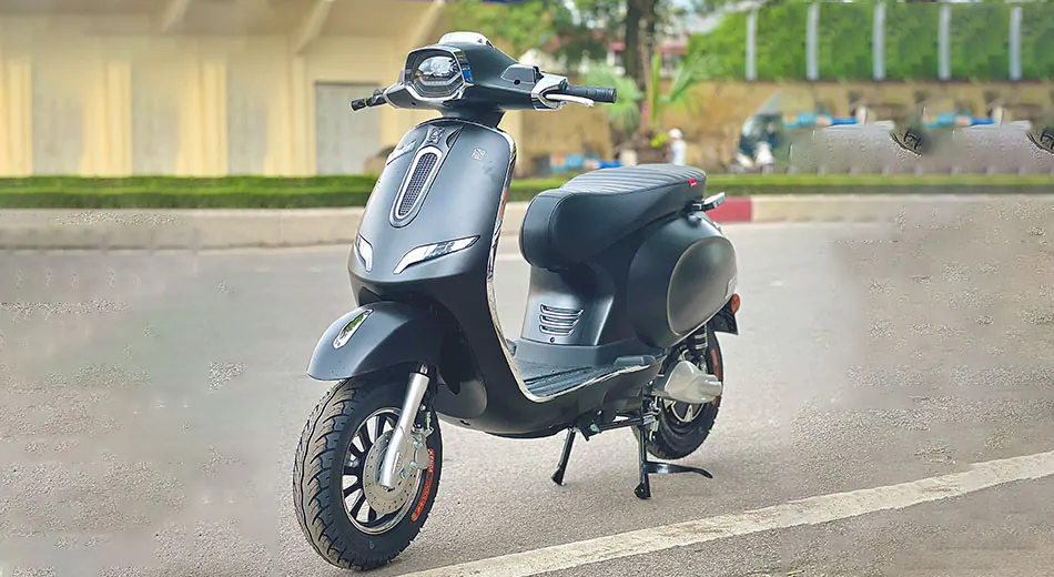 Xe Máy Điện Ally Vegas 4 Xe May Dien Ally Vegas Mau Den