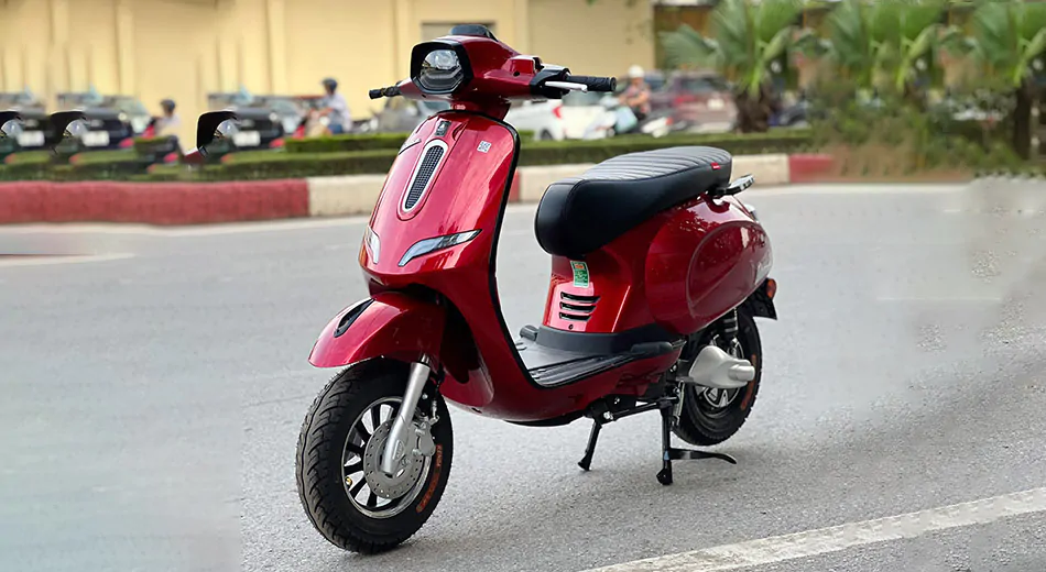 Xe Máy Điện Ally Vegas 3 Xe May Dien Ally Vegas Mau Do