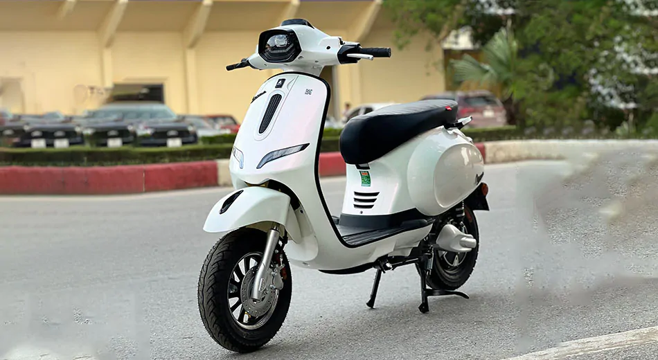 Xe Máy Điện Ally Vegas 1 Xe May Dien Ally Vegas Mau Trang